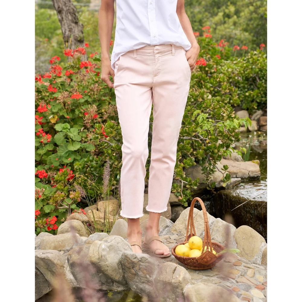 Frank & Eileen Wicklow Italian Performance Denim Pants Vintage Rose Pink Size 2